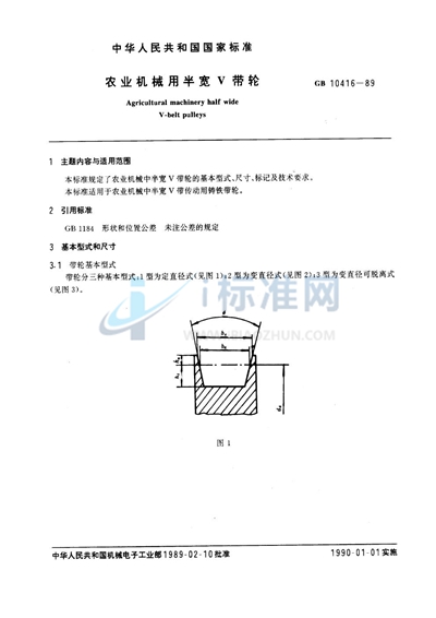 农业机械用半宽Ｖ带轮