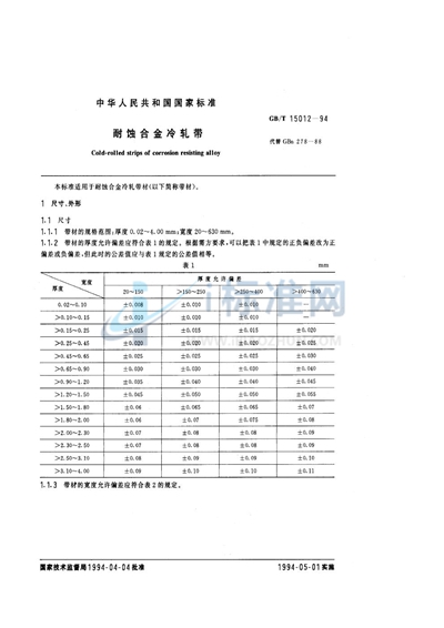 耐蚀合金冷轧带