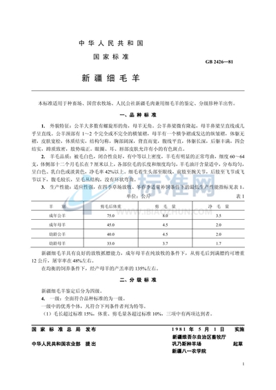 新疆细毛羊