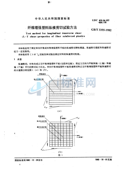 纤维增强塑料纵横剪切试验方法