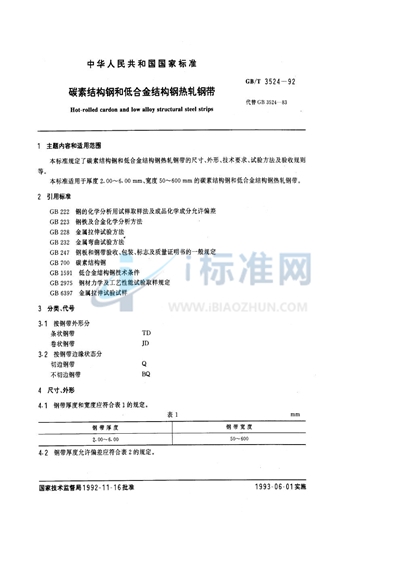 碳素结构钢和低合金结构钢热轧钢带