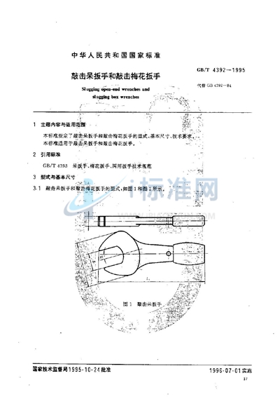 敲击呆扳手和敲击梅花扳手