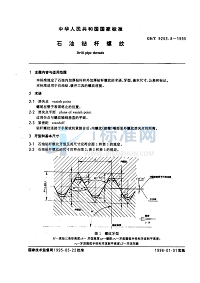 石油钻杆螺纹