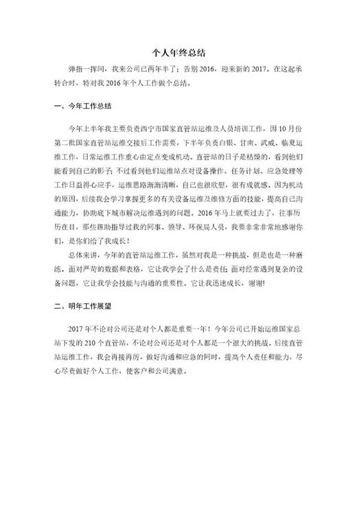 个人年终总结简单20XX
